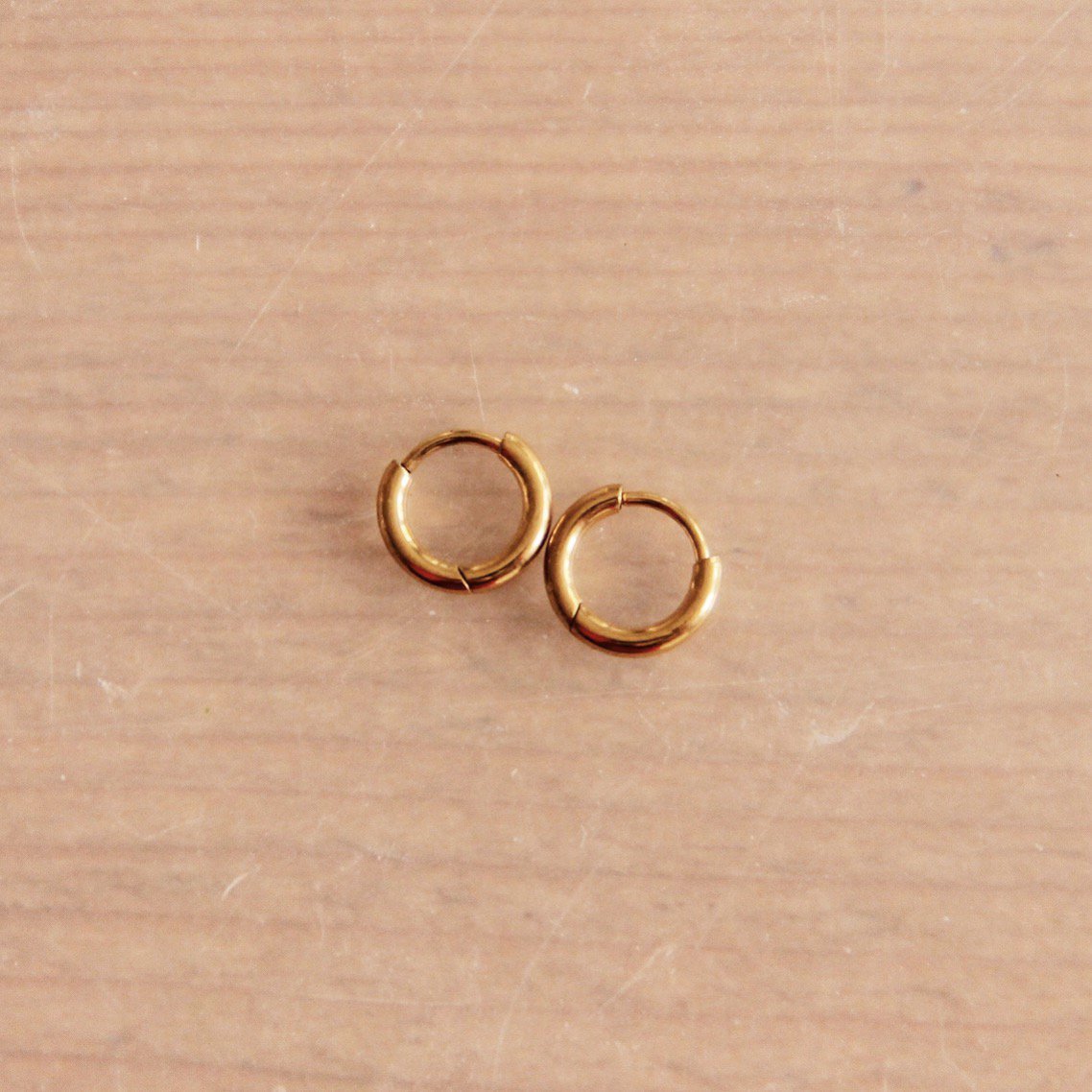 Stainless steel hoop 8mm “basic” - gold