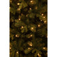 Harma Schmaler künstlicher Weihnachtsbaum mit LED-Beleuchtung – H185 x Ø63 cm – Grün