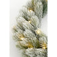 Nagoya Weihnachtskranz mit LED -Beleuchtung und Timerfunktion - H12 x Ø60 cm - Grün