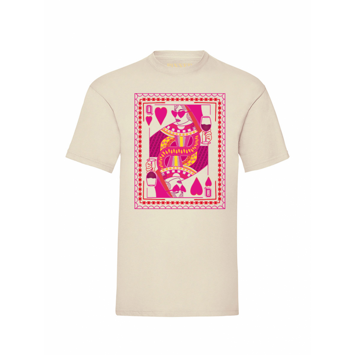 T-Shirt Queen Hearts Pink