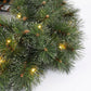 Glendon Weihnachtskranz mit LED-Beleuchtung – Ø60 cm – Grün