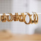 EA554: Creolen-Oval aus Edelstahl 16mm "Basic" - Gold