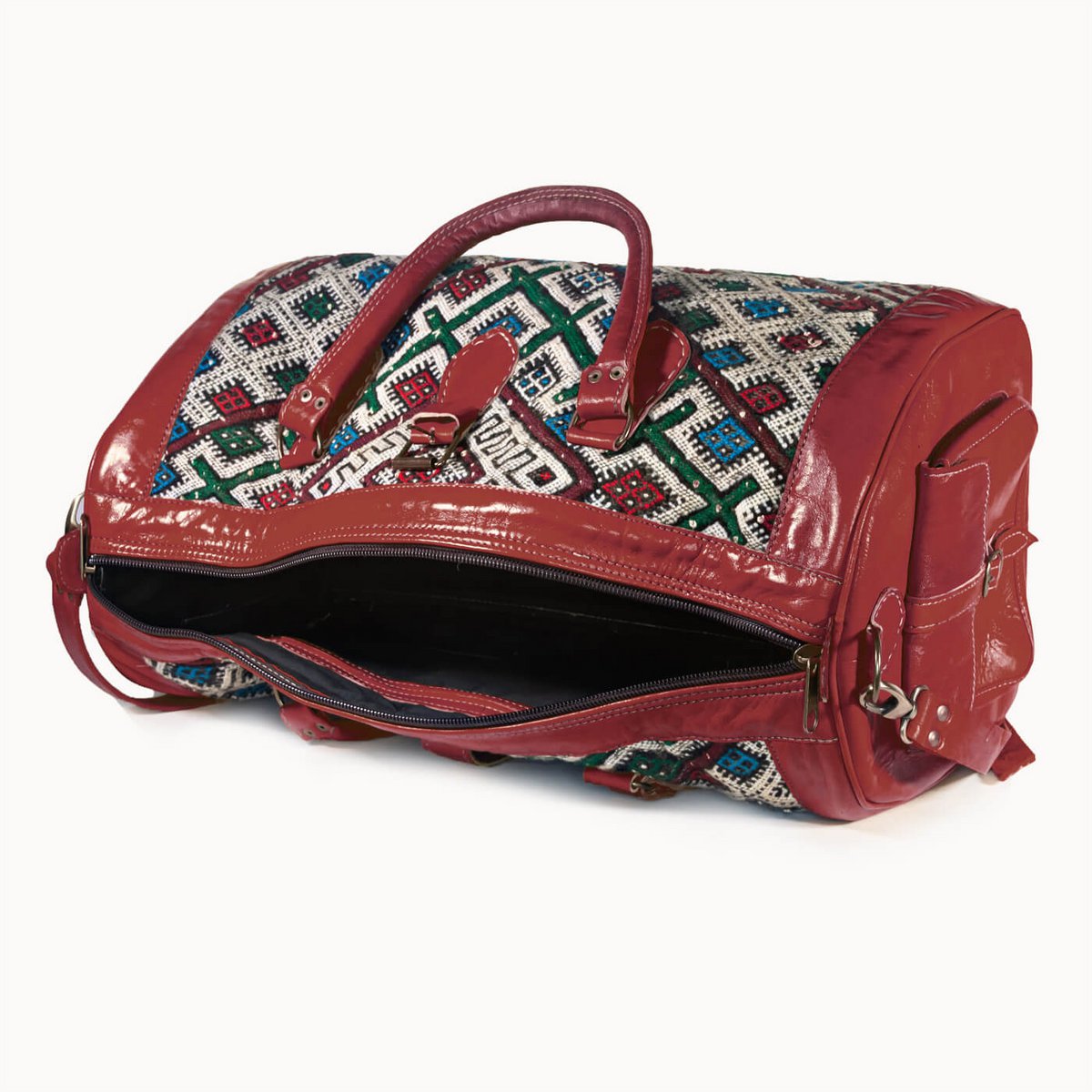 Ledertasche 'Kilim S' (rot)