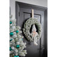 Nigata Weihnachtskranz – Ø60 cm – Grün gefrostet