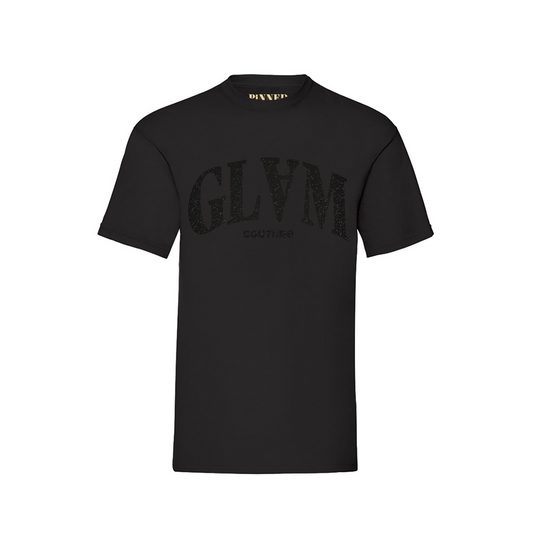 T-Shirt Glam Black Glitter