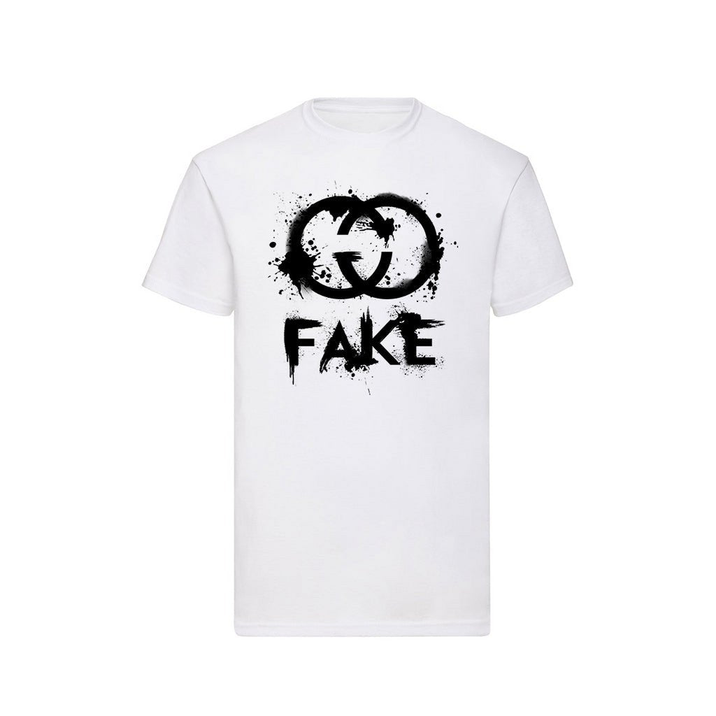 T-Shirt Schwarz Fake GCCI