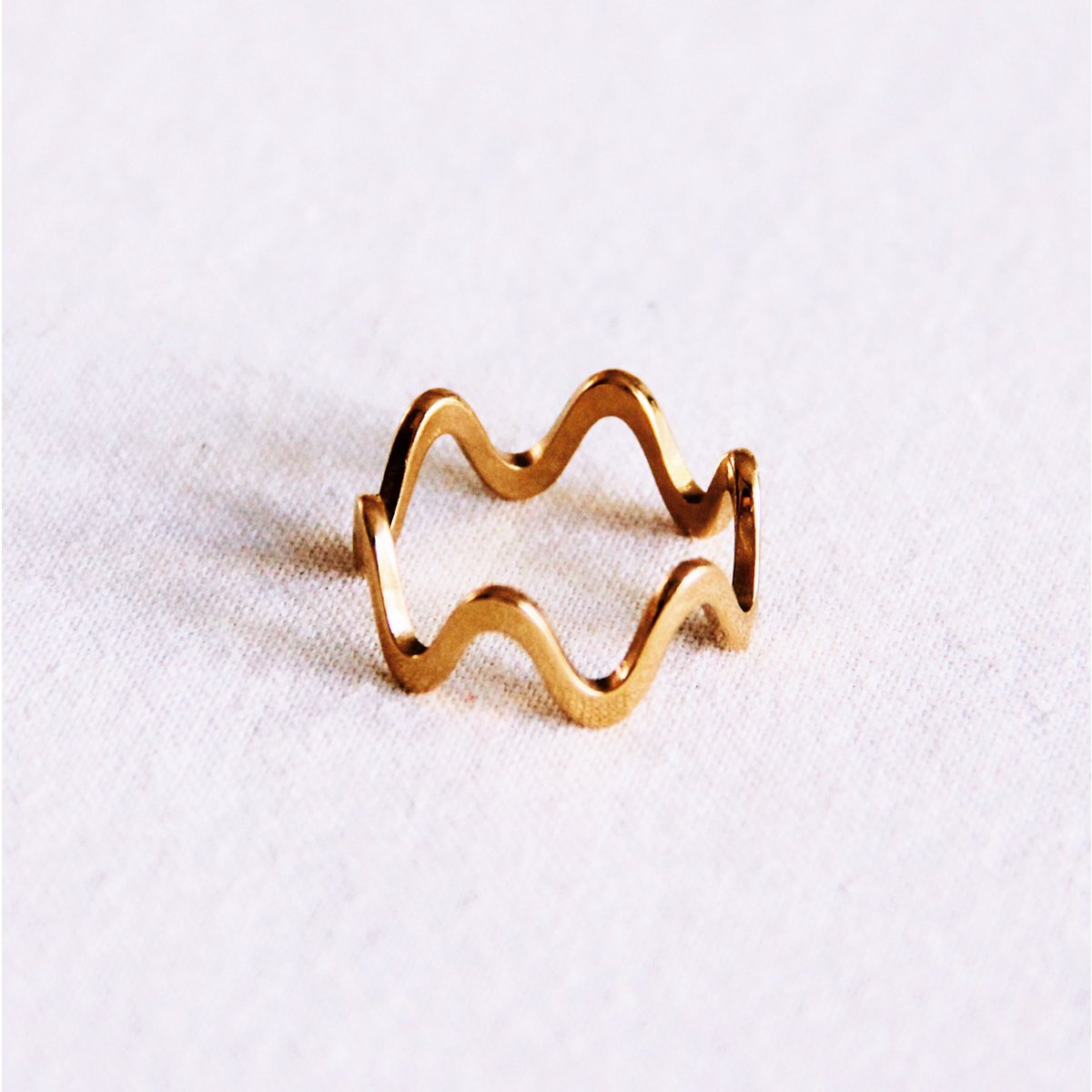 Wellenring Damen Mode Accessoire Schmuck Edelstahl