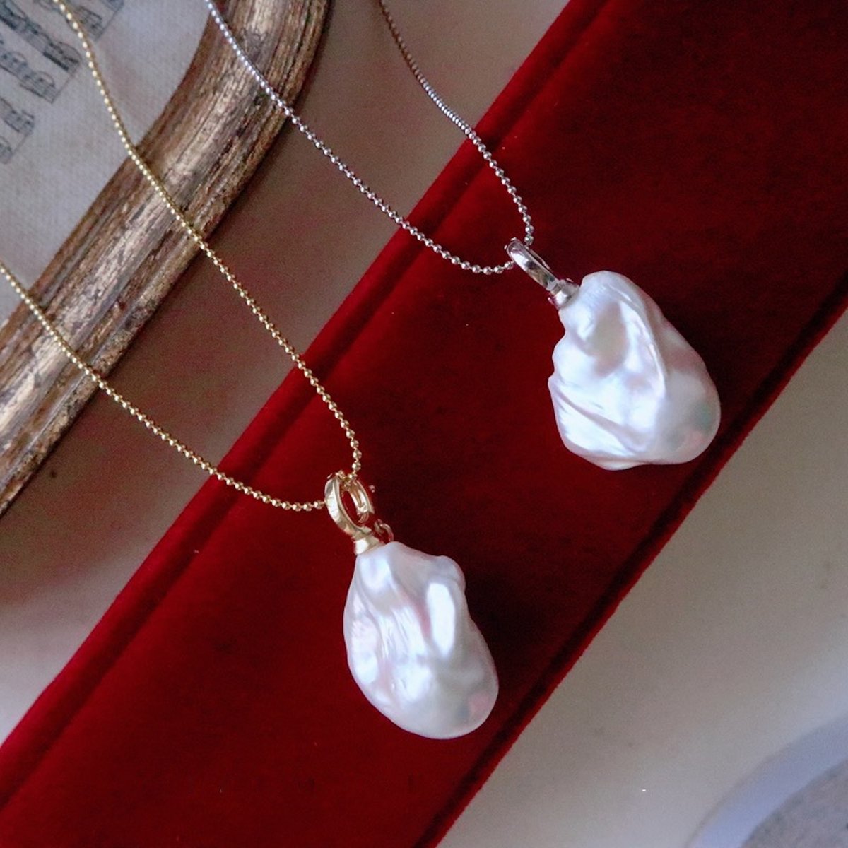 Chunky Baroque Pearl Pendant with Master Hook - Pendant Only