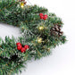 Creston Weihnachtskranz mit LED-Beleuchtung – Ø60 cm – Grün