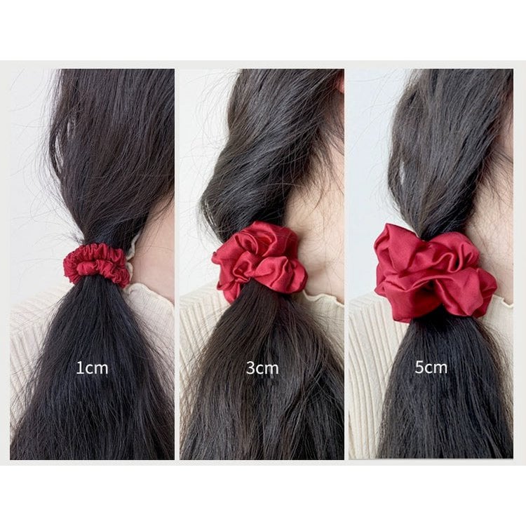 Scrunchie-Set aus 100 % Seide – 19 Momme – Ein 3er-Set