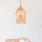 Rattan-Lampenschirm – Boho-Hängelampe – Deckenlampe zum Aufhängen – Boho-Deckenleuchte MAHARA (Ø35 cm)