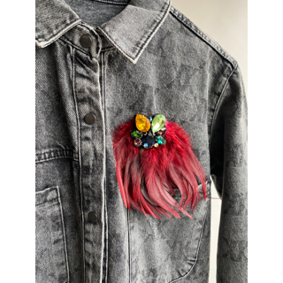 Limited Broche Feather