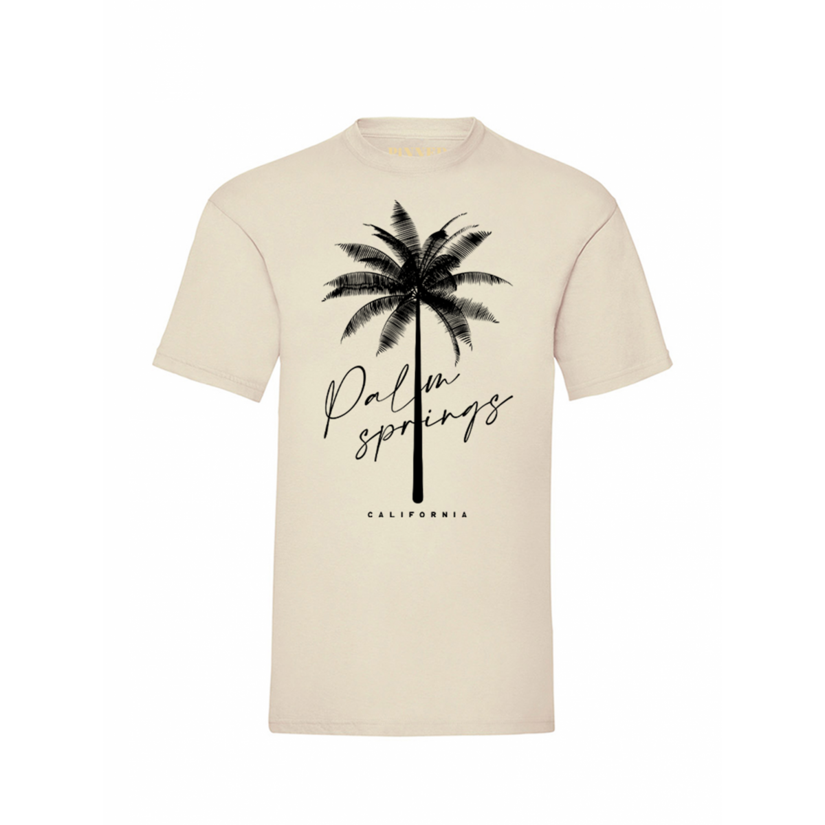 Schwarzes Palm Springs-T-Shirt