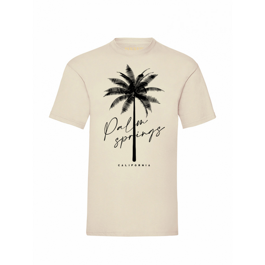 Schwarzes Palm Springs-T-Shirt