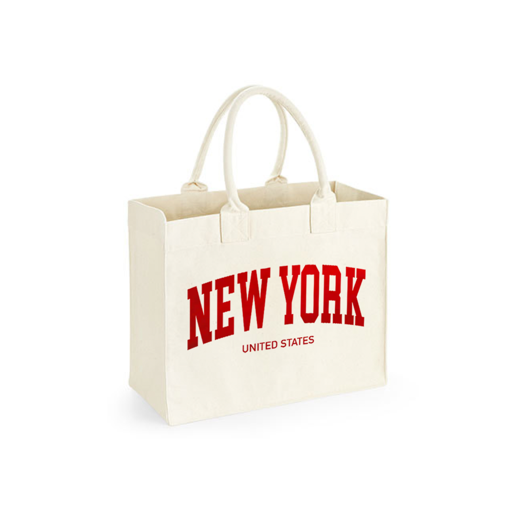 Tasche Square New York Red Velvet