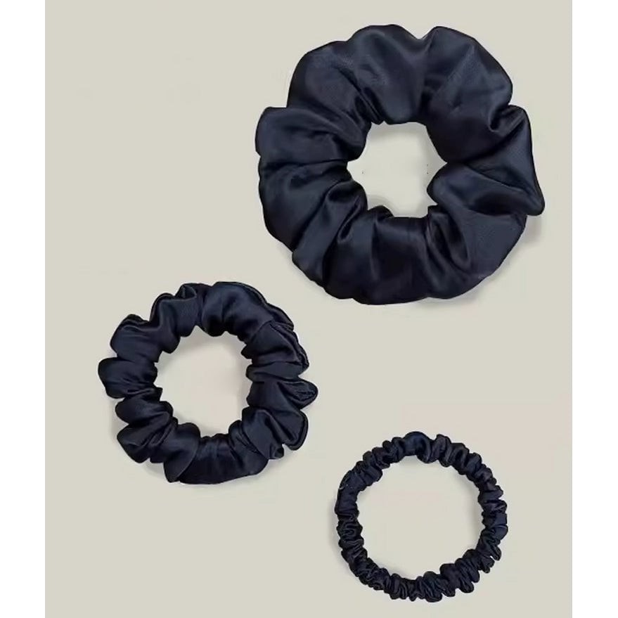 Scrunchie-Set aus 100 % Seide – 19 Momme – Ein 3er-Set