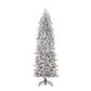Schmaler künstlicher Weihnachtsbaum von Harma – H230 x Ø69 cm – Grün gefrostet
