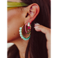 Ear Candy Halbgrüne Perlen