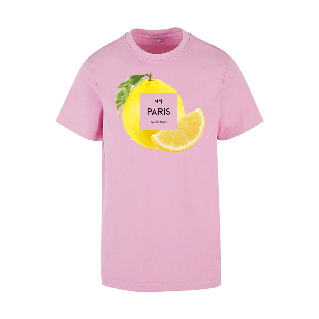 T-Shirt gewaschen N1 Paris Lemon