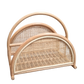 Zeitungskorb aus Rattan, Zeitschriftenhalter, Zeitschriftenkorb ALOR