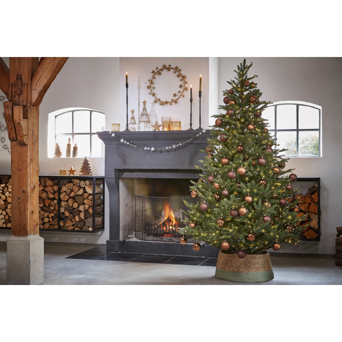 Frasier Künstlicher Weihnachtsbaum - H185 x Ø124 cm - Grün