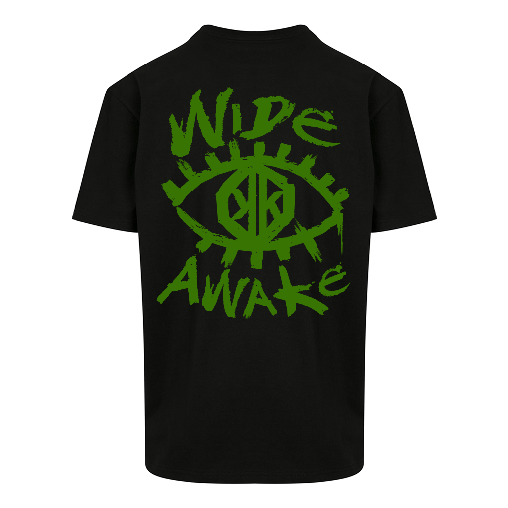 T-Shirt Wide Awake Grüner Rücken