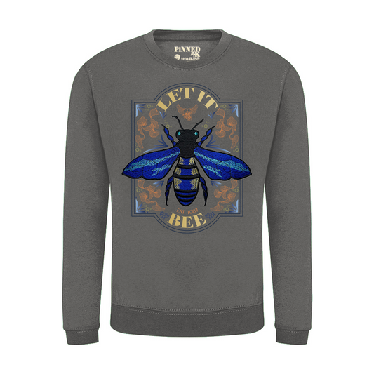 Pullover Let It Bee Blue