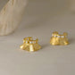 Einzigartige Ohrmanschette – Rockdesign – Gold-Vermeil und Sterlingsilber – einteilig