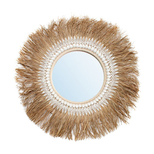 Der Raffia Ginger Mirror - Natürlich