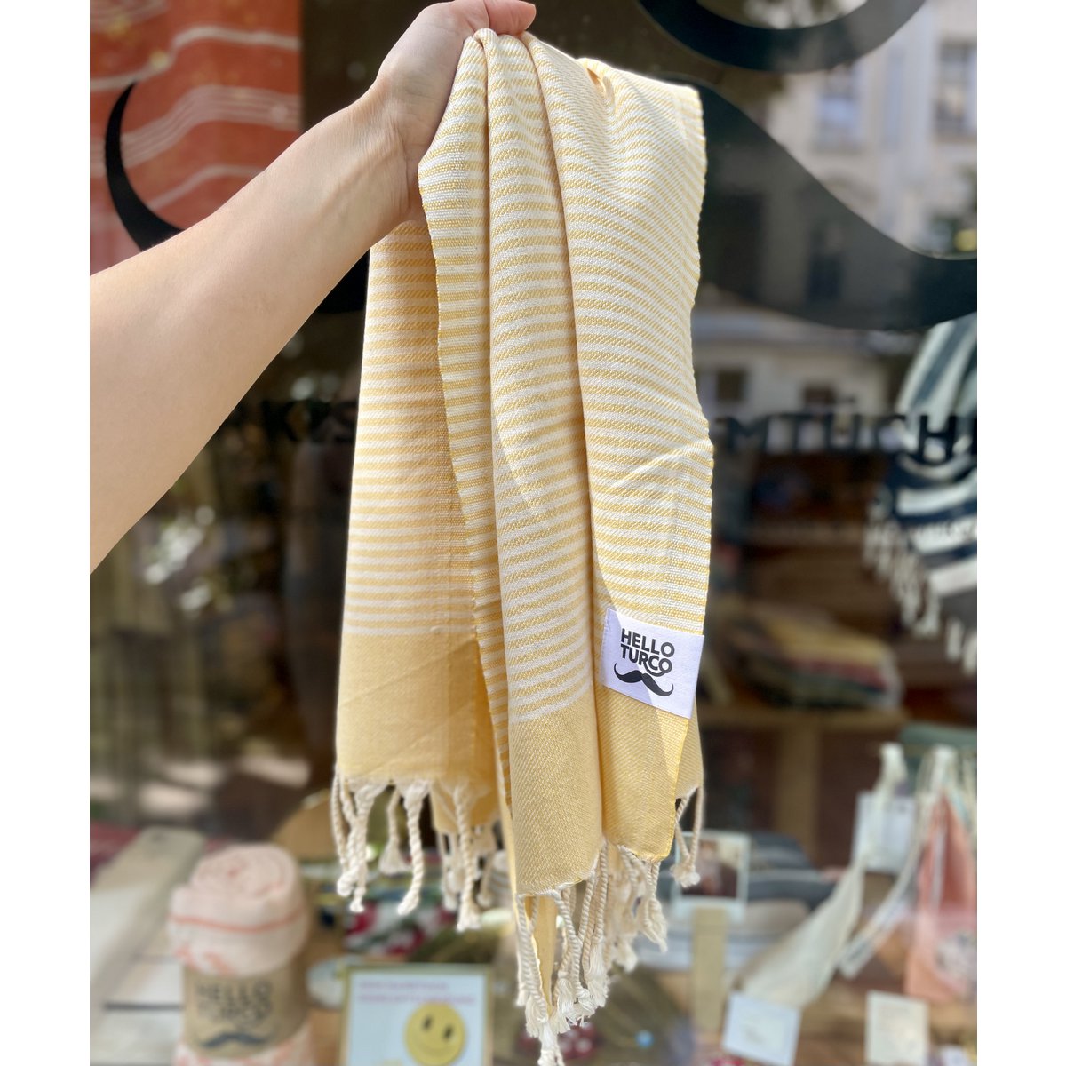 Small Hand/Baby Towel Yellow - 60 x 100 cm