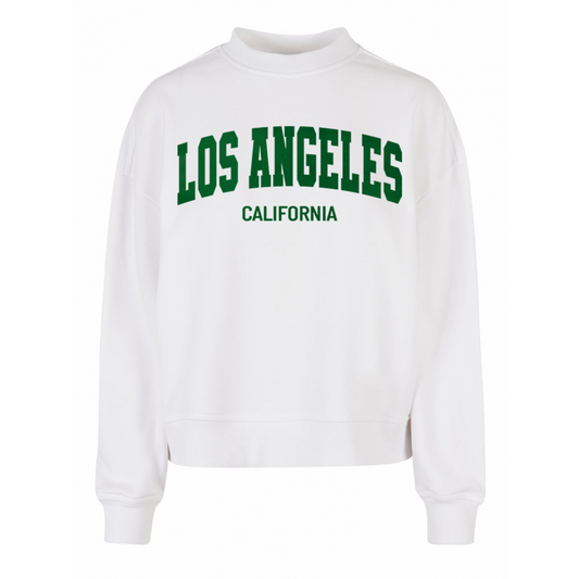 Limitierter Pullover Boxy Los Angeles Green Velvet