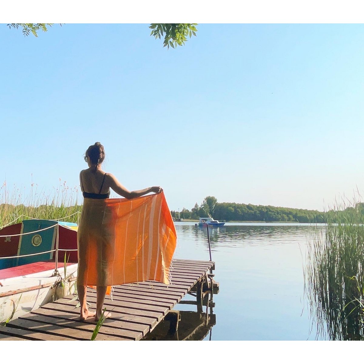 Beach Boys Orange Towel