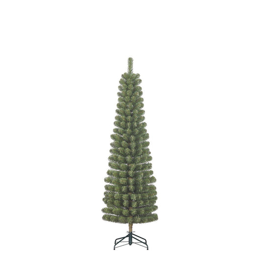 Charlton schmaler künstlicher Weihnachtsbaum - H185 x Ø53 cm - Grün