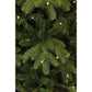 Brampton Künstlicher Weihnachtsbaum Slim mit LED-Beleuchtung – H185 x Ø114 cm – Grün