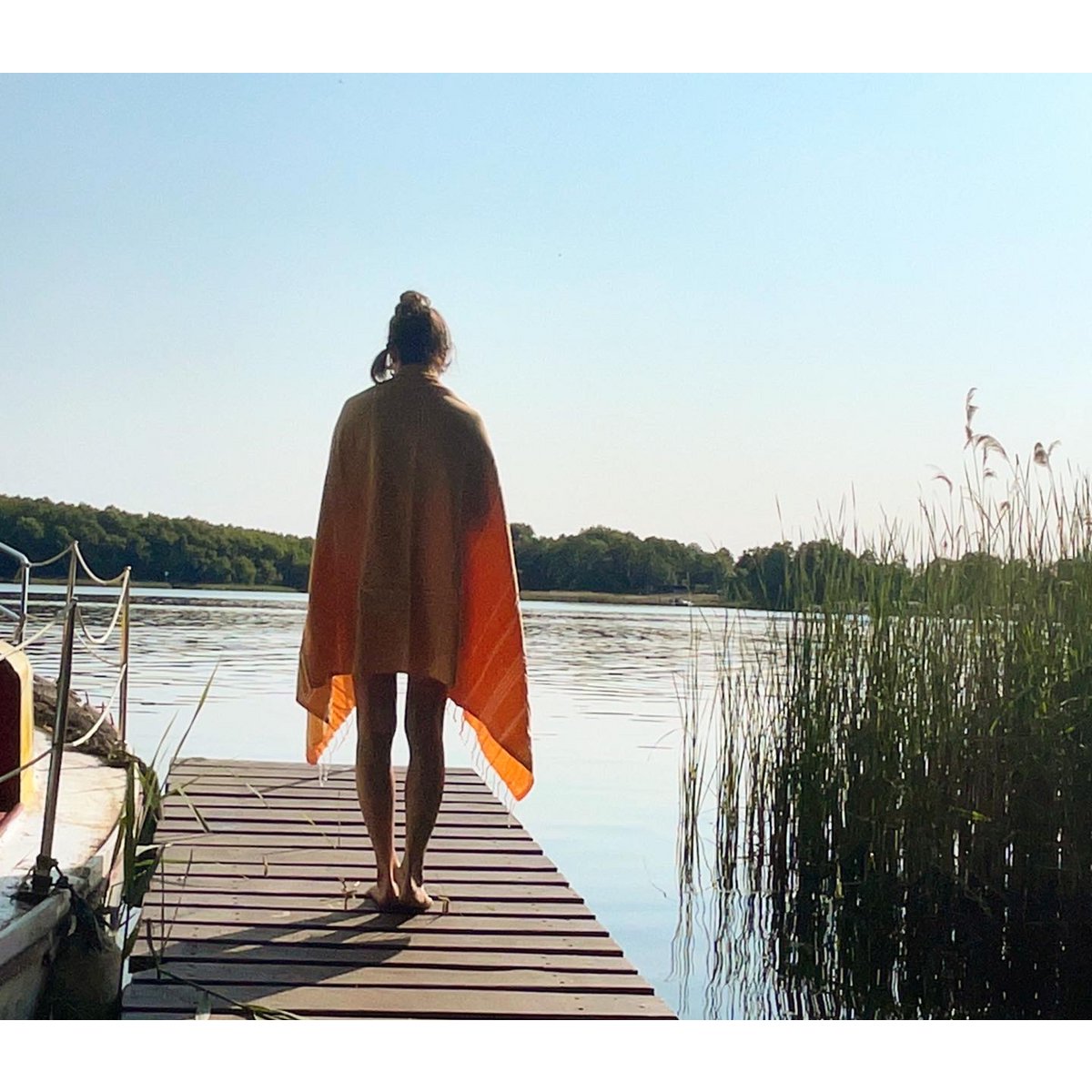 Beach Boys Orange Towel