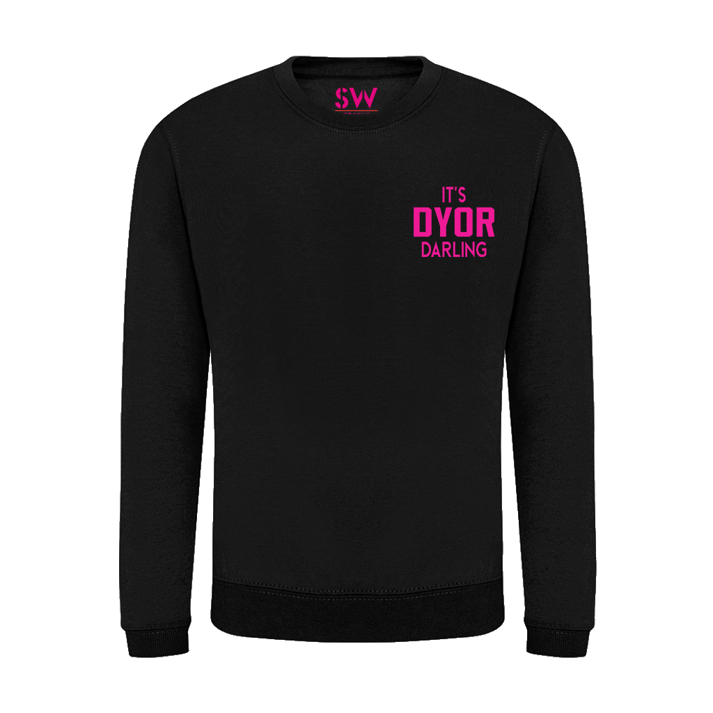 Pullover Dyor Darling Hot Pink Velvet Chest