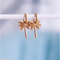 Ohrringe aus Edelstahl mit Palme mit Palme Damen Mode Accessoire Schmuck Edelstahl