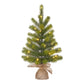 Nagoya Weihnachtsbaum in Jute mit LED -Beleuchtung - H60 x Ø44 cm - Grün