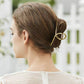 Große Krallen-Haarspangen aus Metall – Gold und Silber, minimalistische Designs