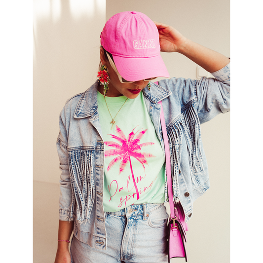 Normales T-Shirt Palm Springs Neon Pink