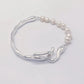 Silberbaum - Handgefertigtes Armband aus natürlichen Barockperlen mit Kunstwerken aus Sterlingsilber, Baumbrunch-AAAA-Qualität