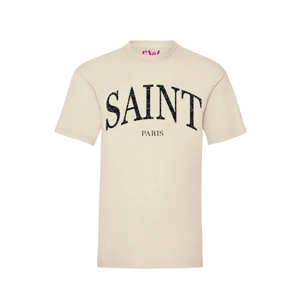 T-Shirt Saint Paris Schwarz Glitzer