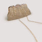Luxuriöse Clutch im Diamant-Look – Gold und Silber