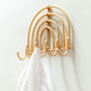 Rattan Garderobenhaken Beige Wandhaken MAKU (2 Größen)