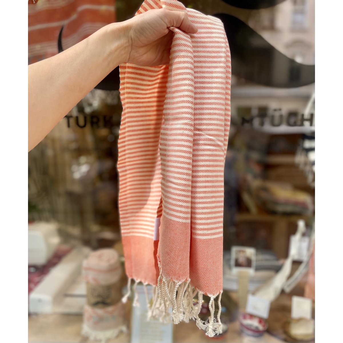 Small Hand/Baby Towel Salmon - 60 x 100 cm