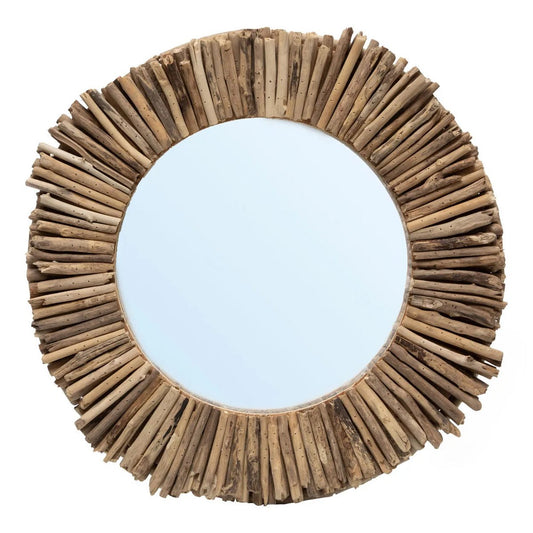 The Driftwood Halo Mirror - Natur - M