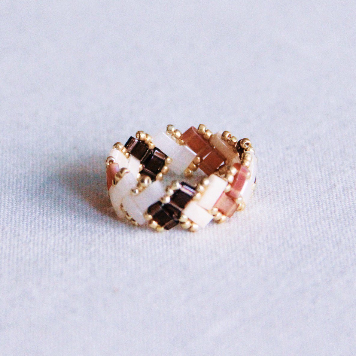 Tilabead Ring - Nude Shades