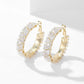 Luxuriöse Creolen im Diamant-Look