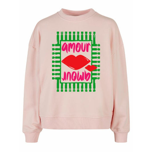 Limitierter Pullover Boxy Amour Amour Green