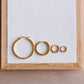 Stainless steel hoop 8mm “basic” - silver